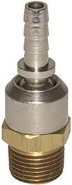Embout de tuyau / pivotant / LW 6 mm R 3/8 ext. / acier nickelé 107327