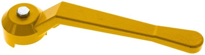Maniglia combinata gialla, misura 6, standard (acciaio zincato e laccato)