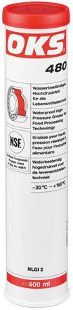 OKS 480/481 - Grasso per alta pressione (NSF H1), cartuccia da 400 ml