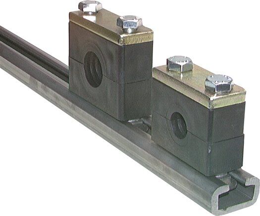 Rail porteur C, 40x22mm, acier galvanisé, 1mtr.