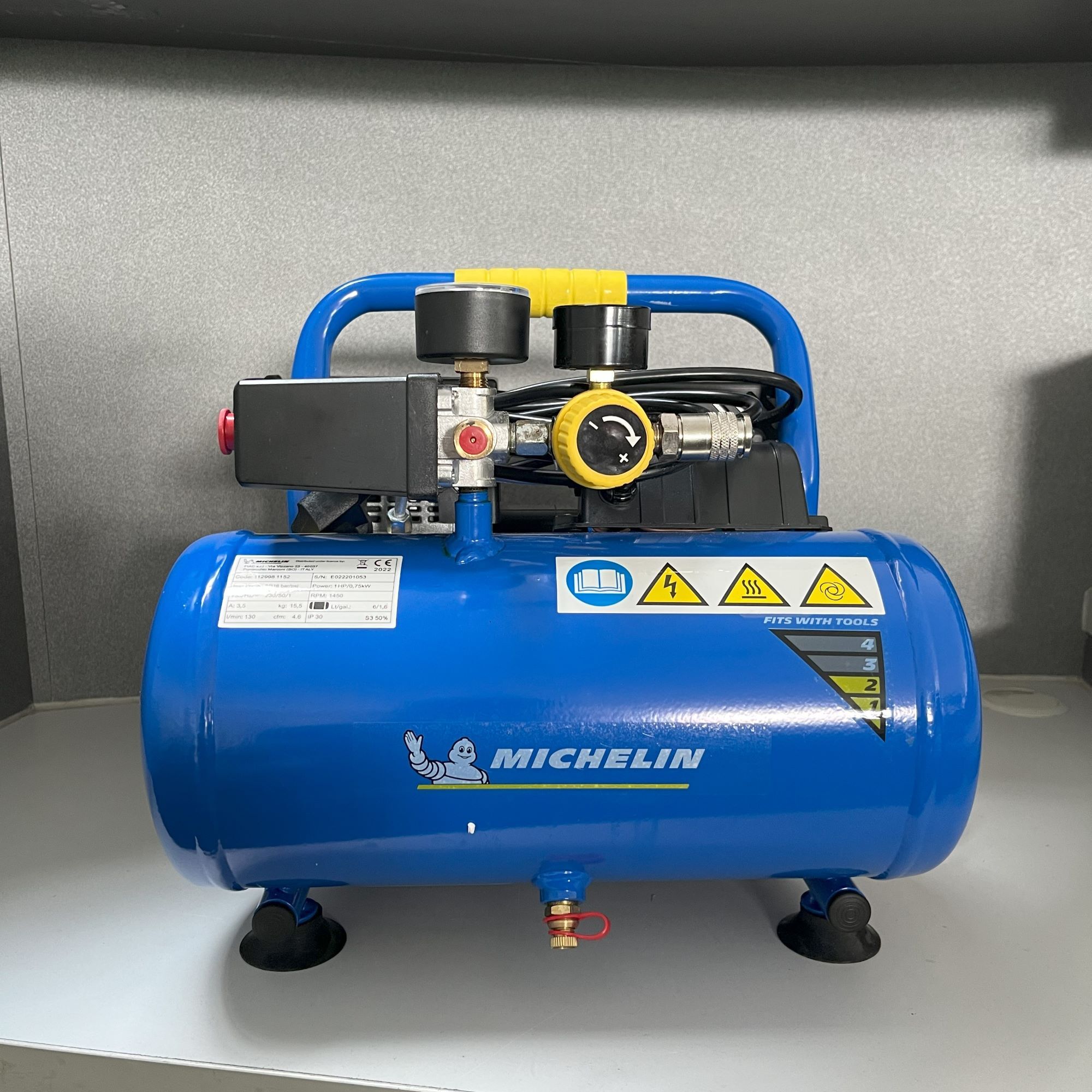 ESPOSITORE Compressore portatile MICHELIN,  MX 6/1-R5002-230/50