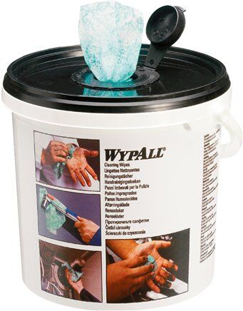 90 pezzi (confezione da 100 salviette detergenti umidificate WYPALL®, Kimberly-Clark)