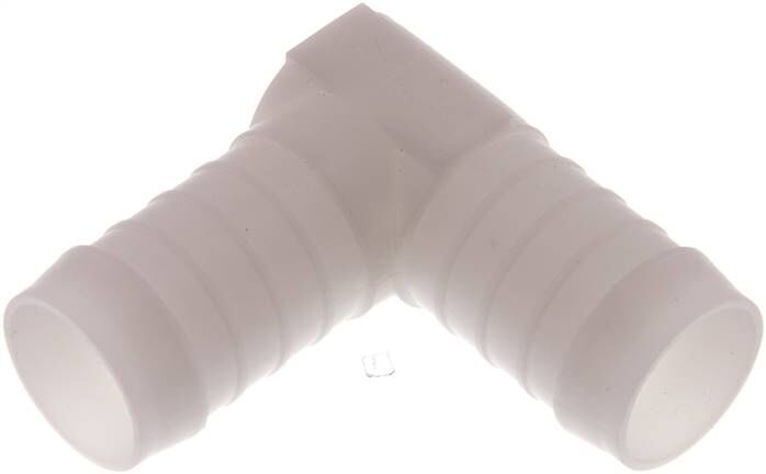 Raccordo a gomito per tubi flessibili 25 (1")mm, POM