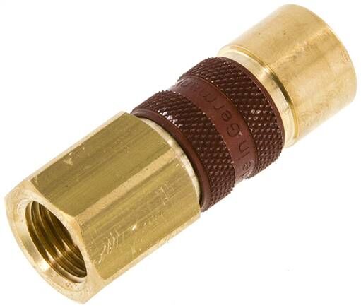 Prise d'accouplement (NW5) G 1/4"(FF), marron, triangle 9,5 mm