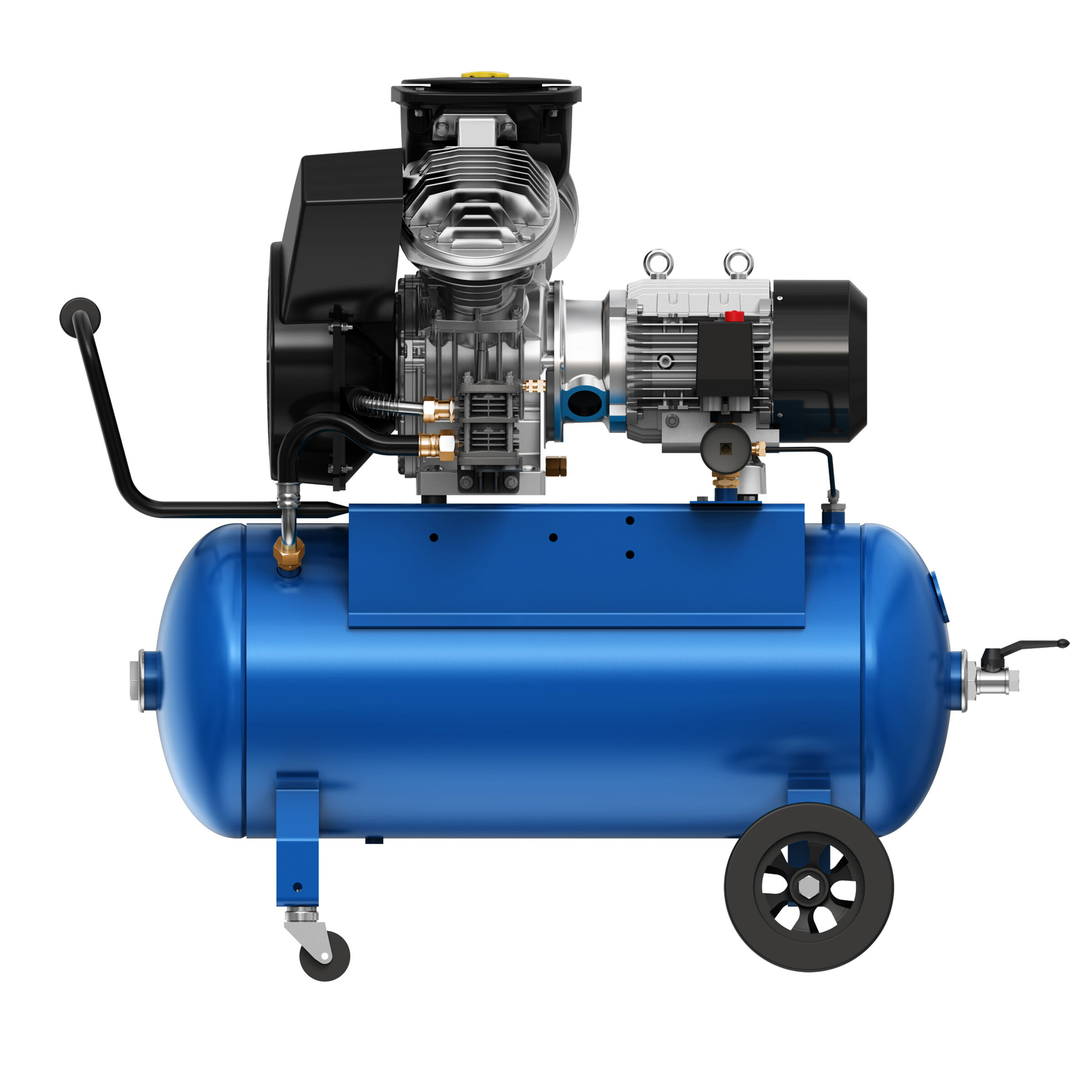 AGRE Industrie-Kolbenkompressor Typ BOSS 6002 D 2.0 fahrbar, 4116002213