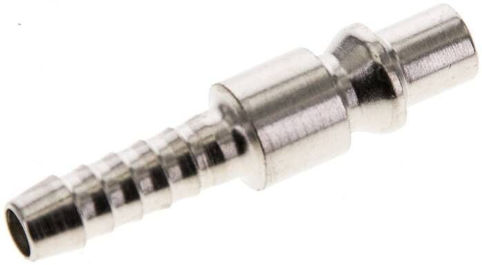 Connecteur d'accouplement (ARO/ORION) tuyau 6 (1/4")mm, acier trempé & nickelé
