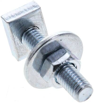 Vite con testa a martello HS M 8x40, acciaio zincato (22 x 14 x 5)