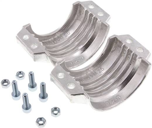 Coupelles de serrage 94 - 97mm, aluminium, EN14420-3 (DIN2817)