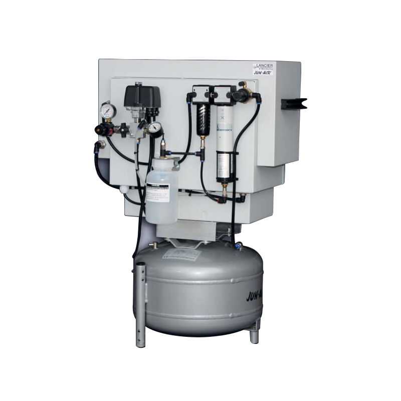 Compresseur JUN-AIR OF87R-25ST sans huile, insonorisé, y compris filtre réducteur de pression et séparateur d'eau