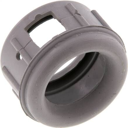 Tappo di protezione per manometro in gomma, 40 mm, grigio
