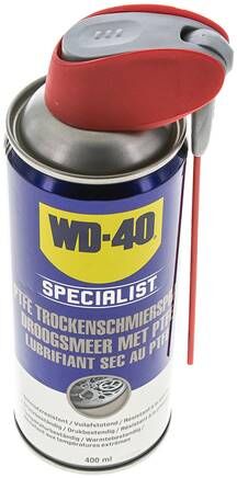 Spray lubrificante secco WD-40 PTFE, bomboletta spray Smart Straw da 400 ml