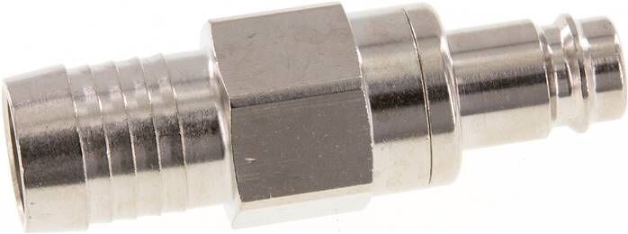 Tappo di accoppiamento (NW10) 19 (3/4")mm di tubo flessibile, ottone nichelato, chiusura su entrambi i lati
