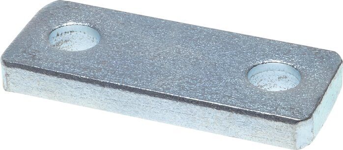 Piastra di copertura, acciaio zincato, misura 7, serie pesante