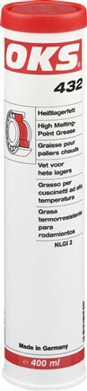 OKS 432 - Grasso per cuscinetti a caldo, cartuccia da 400 ml