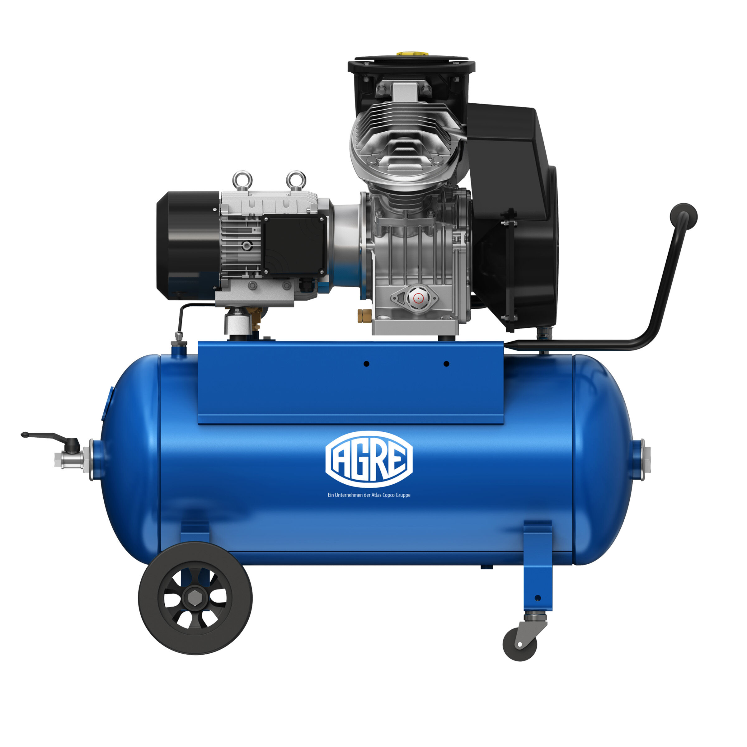 AGRE Industrie-Kolbenkompressor Typ BOSS 6002 D 2.0 fahrbar, 4116002213