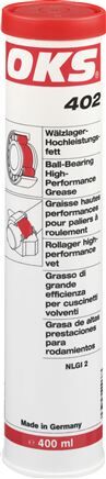 OKS 402 - Grasso per cuscinetti volventi ad alte prestazioni, cartuccia da 400 ml