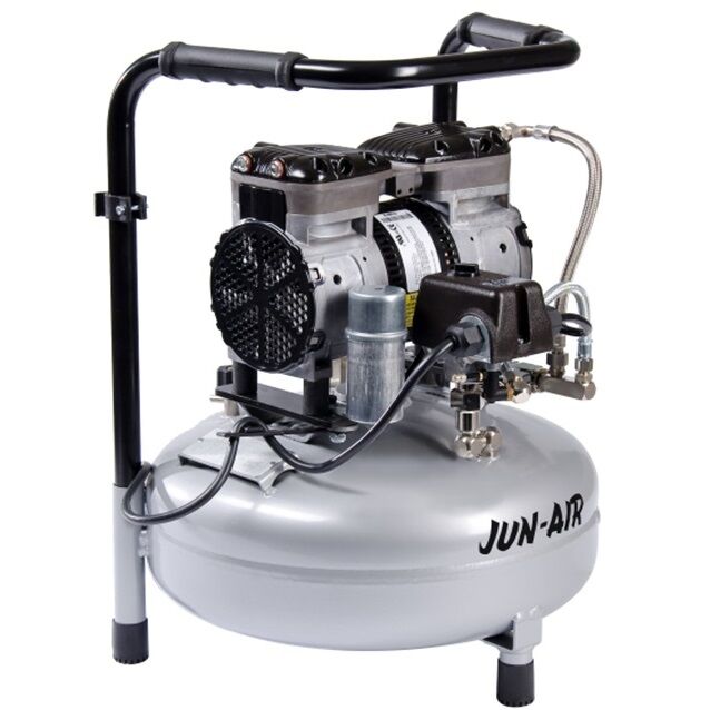 JUN-AIR leiser Kompressor 87R-15B ölfrei mit Filterdruckminderer JUNAIR