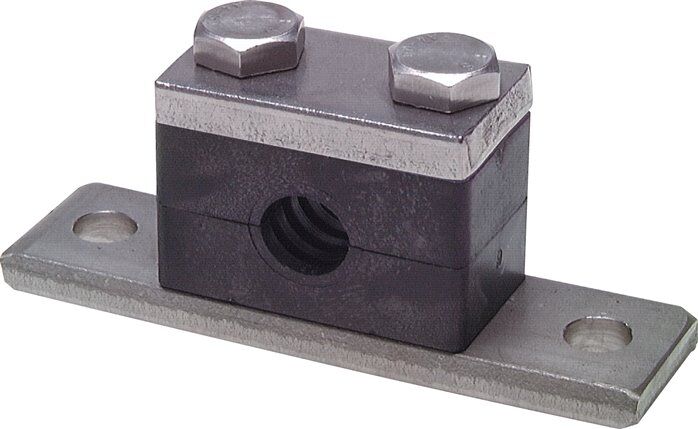 Collier de serrage en acier inoxydable, 22mm, taille 2, série lourde