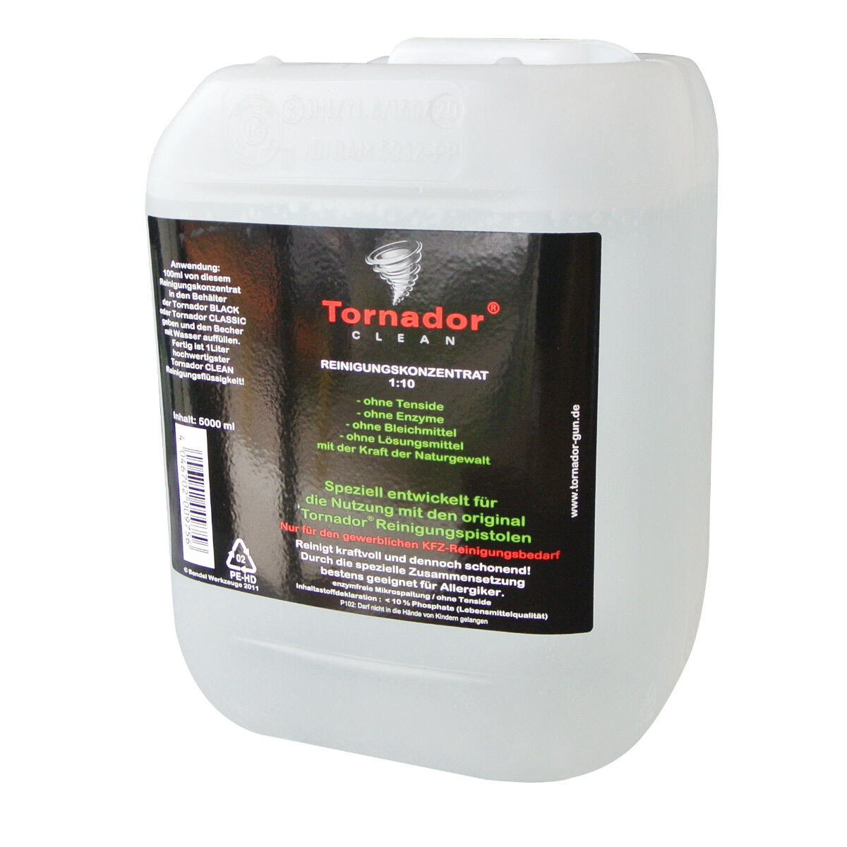 Tornador-CLEAN, detergente concentrato 1:10 5.000ml