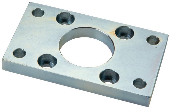 ISO 15552 fissaggio a flangia 80 mm, acciaio zincato