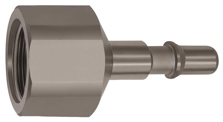 Embout pour raccords DN 6, ISO 6150 C, acier inoxydable, G 1/2 F 406.53-ES