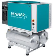 RENNER RIKO 700/2x90 S-KT Industrie-Kolbenkompressor 10 bar - Behälter , zulassungsfrei, Kältetrockner