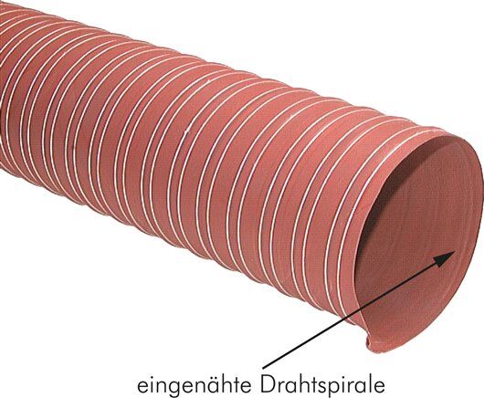 Tubo in silicone per aria calda, doppio strato, 305 mm