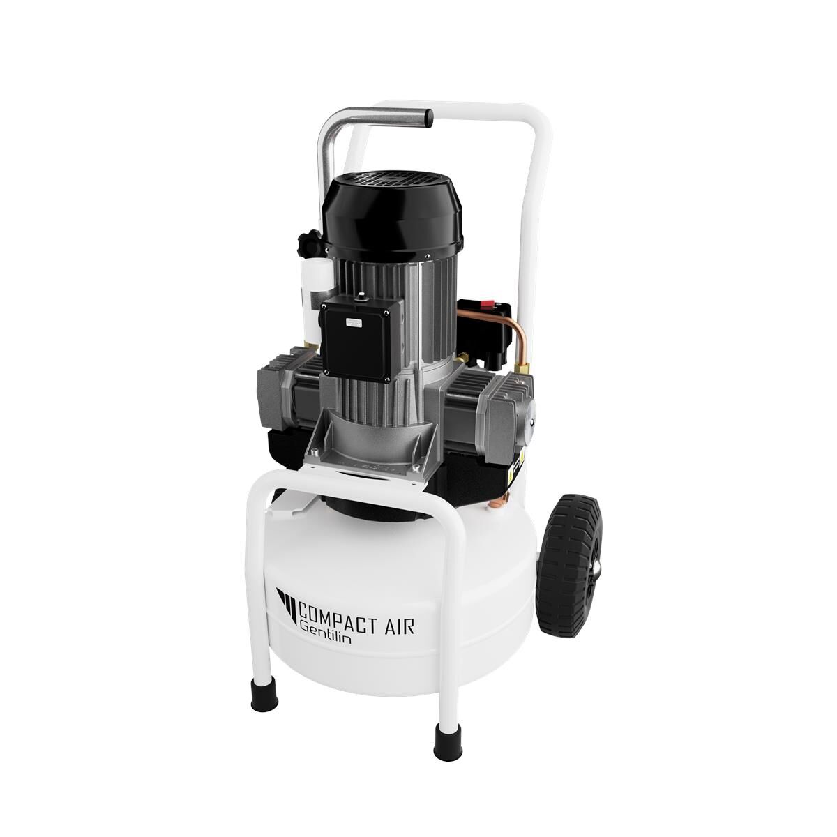 AKTION LACKIERER-SET: Gentilin ölfreier Kompressor CSK330/24 – Der leise Dauerläufer & Farbspritzpistole