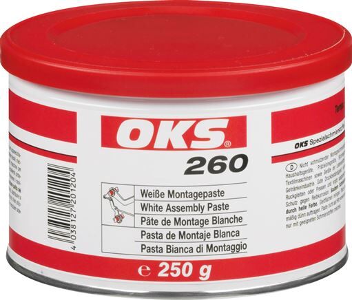 OKS 260 - Pasta di montaggio bianca, lattina da 250 g