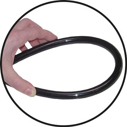 Flexible pneumatique en polyamide PA Tekalan 8/6 mm 1m noir