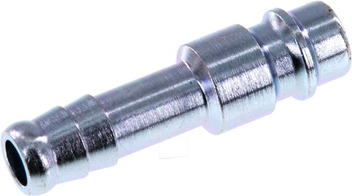 Kupplungsstecker (NW7,2) 8 (5/16")mm Schlauch, Stahl gehärtet & verzinkt