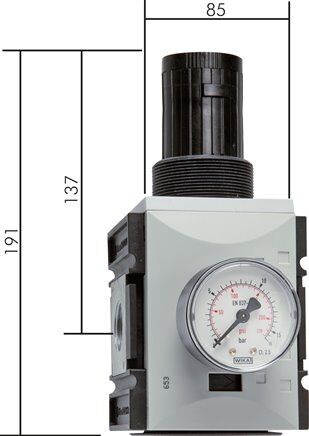 Regolatore di pressione FUTURA, G 3/4", 0,1 - 1bar