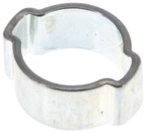 collier de serrage à 2 oreilles 9 - 11mm, acier galvanisé (W1)