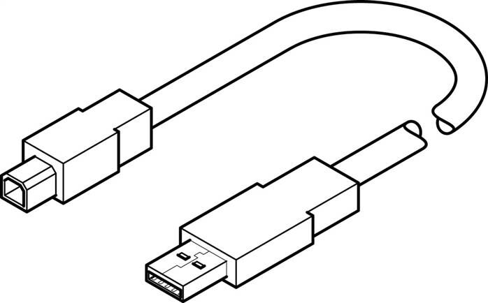 FESTO NEBC-U1G4-K-1.8-N-U2G4 (1501332) Programmierleitung