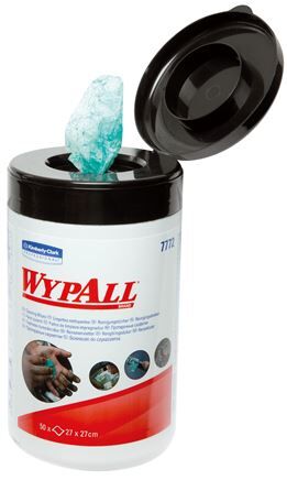 50 pezzi (confezione dispenser), salviette detergenti umidificate WYPALL® (Kimberly-Clark)