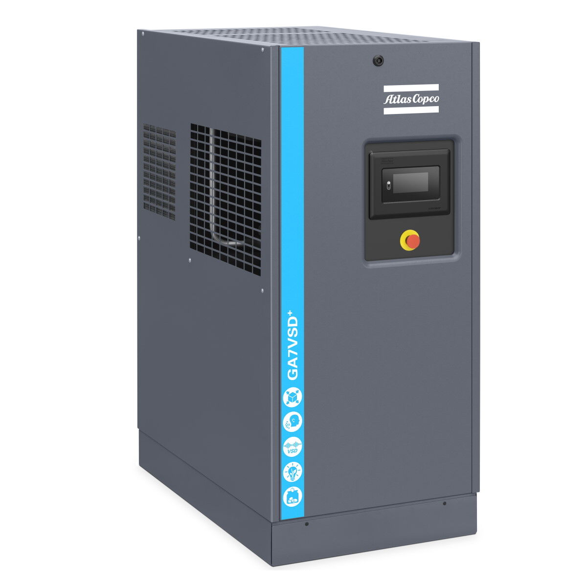 Compressore a vite Atlas Copco GA 7 VSD+ P - 9,5 bar CE 400V 50