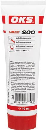 OKS 200 - Pasta di montaggio MoS2, tubetto da 40 ml