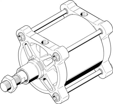 FESTO DSBG-200-500-P-N3 (2537460) Normzylinder