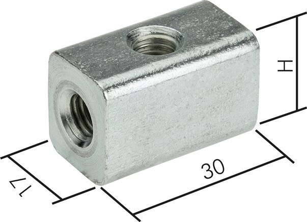 Cubo universale per fascette stringitubo M 8
