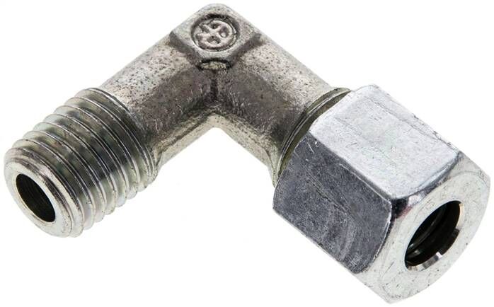 Avvitamento dell'anello di taglio angolare. M 12x1,5 (conico)-8 L (M14x1,5), acciaio zincato