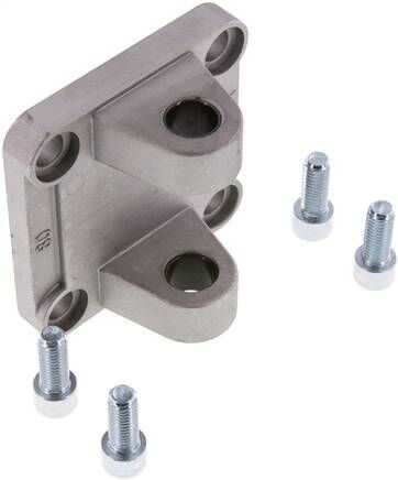 ISO 15552 supporto girevole per forcella 80 mm, alluminio con boccola