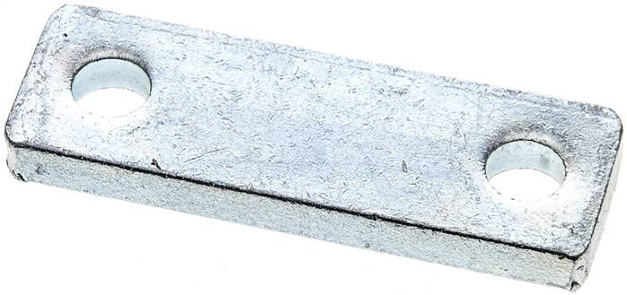 Piastra di copertura, acciaio zincato, misura 3, serie pesante