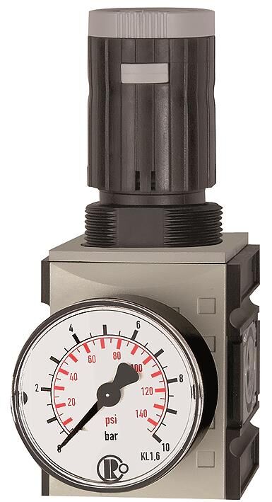 Régulateur de pression -FUTURA- G 1/4 / 0,5-10 / 2200 l/min / BG 1 / pression d'entrée max 16 bar 100005