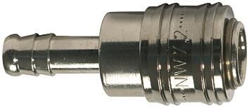 Schnellverschlusskupplung / NW 7,2 -connect line- Tülle LW 13 mm/Ms vern. 115651