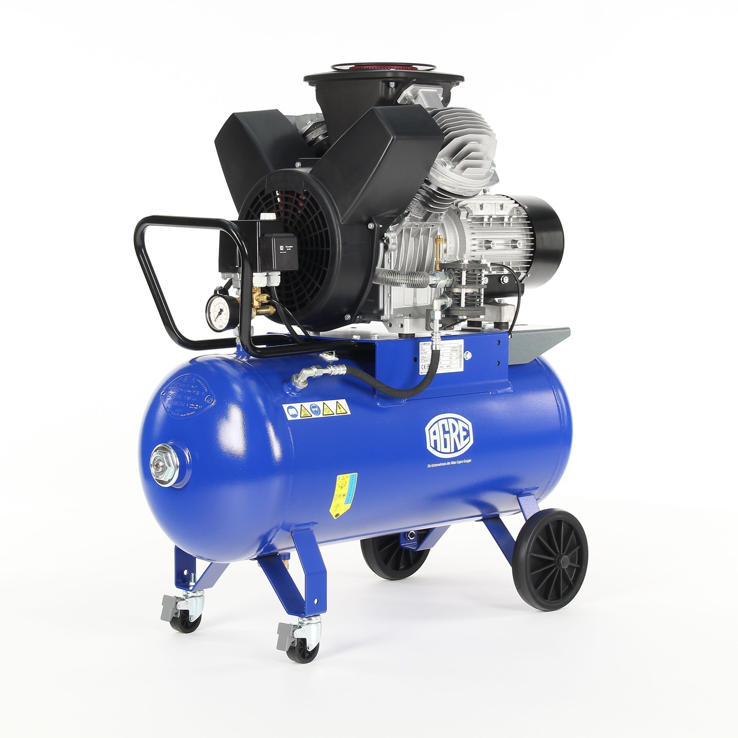 AGRE Industrie-Kolbenkompressor Typ BOSS 7002 D 2.0 fahrbar, 4116002223