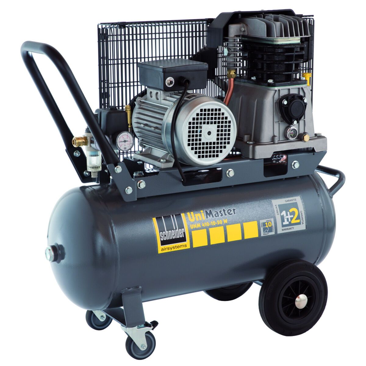 Druckluft Kompressor Aggregat 2 Zylinder 1,5 kW - 2,2 kW 420 l/min