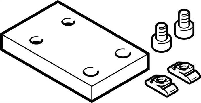 FESTO MUP-18/25-P (1711704) Mittenstütze