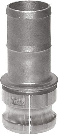 Kamlock-Stecker (E) 150 (6")mm Schlauch, Aluminium