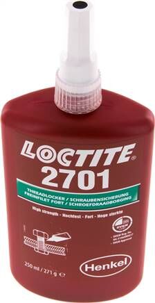 Frenafiletti anaerobico, Loctite, 250 ml, alta resistenza, 2701/250