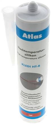 Silicone per alte temperature rosso, cartuccia standard da 310 ml